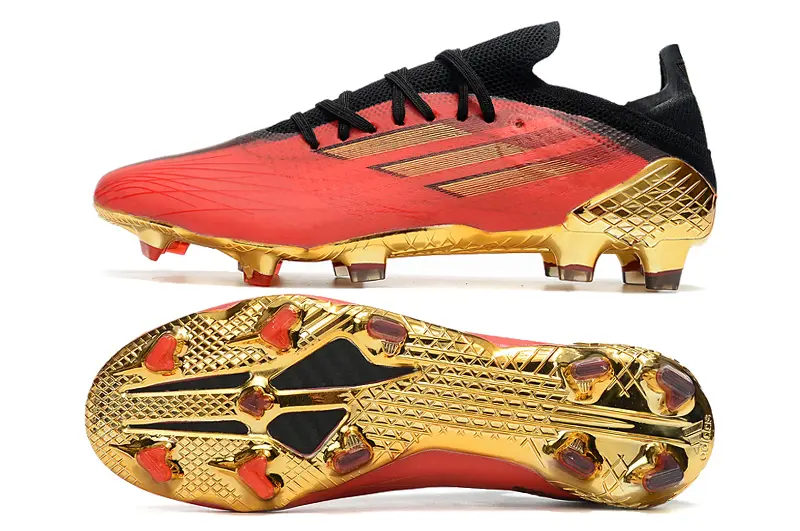 Adidas X Speedflow.1 FG - Red/Crimson Blaze/Gold Shine