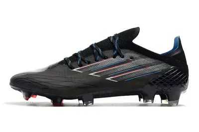 Adidas X Speedflow.1 FG - Black/Electric Blue/Crimson Red