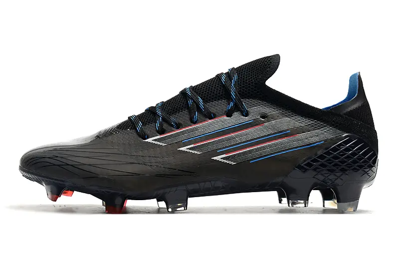Adidas X Speedflow.1 FG - Black/Electric Blue/Crimson Red