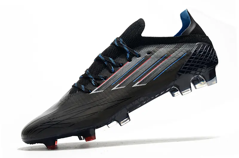 Adidas X Speedflow.1 FG - Black/Electric Blue/Crimson Red
