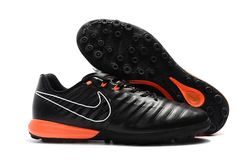 Nike Tiempox Finale TF - Black/Electric Orange/Graphite Gray