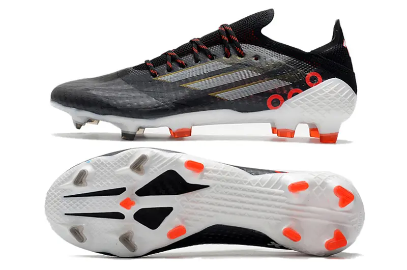 Adidas X Speedflow.1 FG - Black/Fiery Orange/Grey Mist