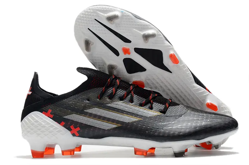 Adidas X Speedflow.1 FG - Black/Fiery Orange/Grey Mist