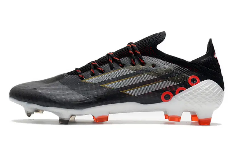 Adidas X Speedflow.1 FG - Black/Fiery Orange/Grey Mist