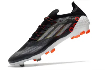 Adidas X Speedflow.1 FG - Black/Fiery Orange/Grey Mist
