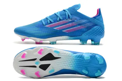 Adidas X Speedflow.1 FG - Blue/Electric Blue/Neon Pink