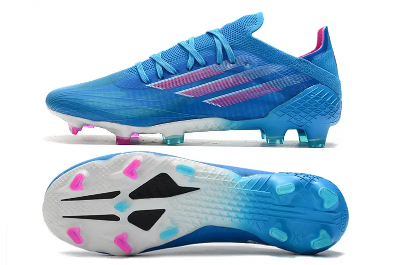 Adidas X Speedflow.1 FG - Blue/Electric Blue/Neon Pink