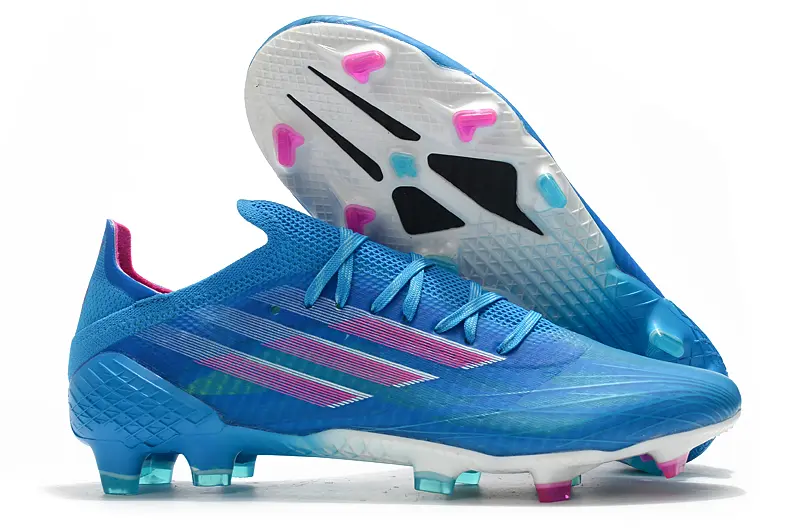 Adidas X Speedflow.1 FG - Blue/Electric Blue/Neon Pink