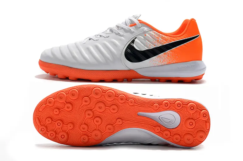 Nike Tiempox Finale TF - White/Vibrant Orange/Black