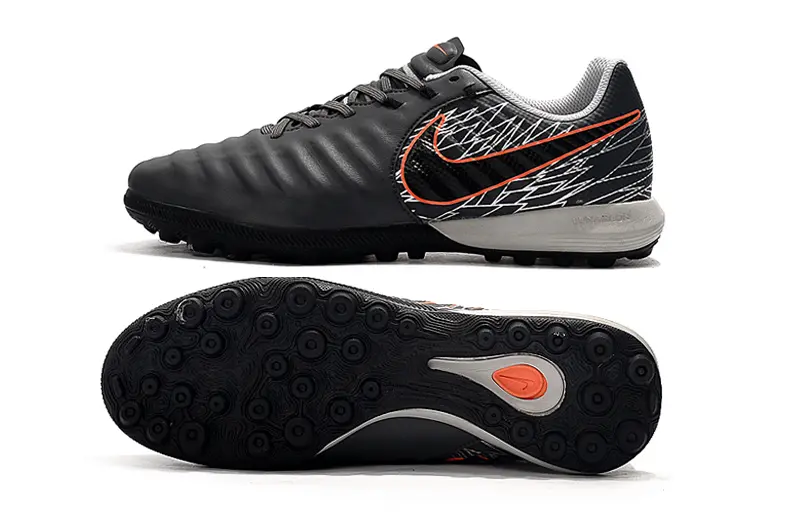 Nike Tiempox Finale TF - Black/Charcoal Gray/Fiery Orange