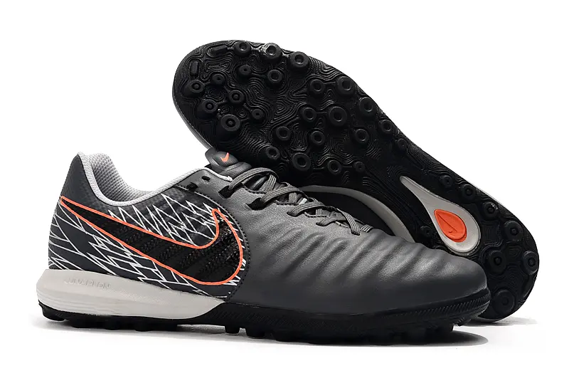 Nike Tiempox Finale TF - Black/Charcoal Gray/Fiery Orange