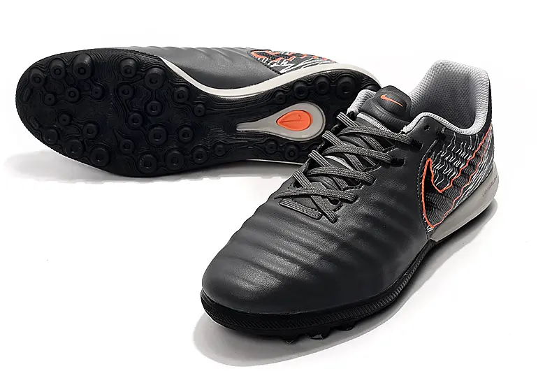 Nike Tiempox Finale TF - Black/Charcoal Gray/Fiery Orange