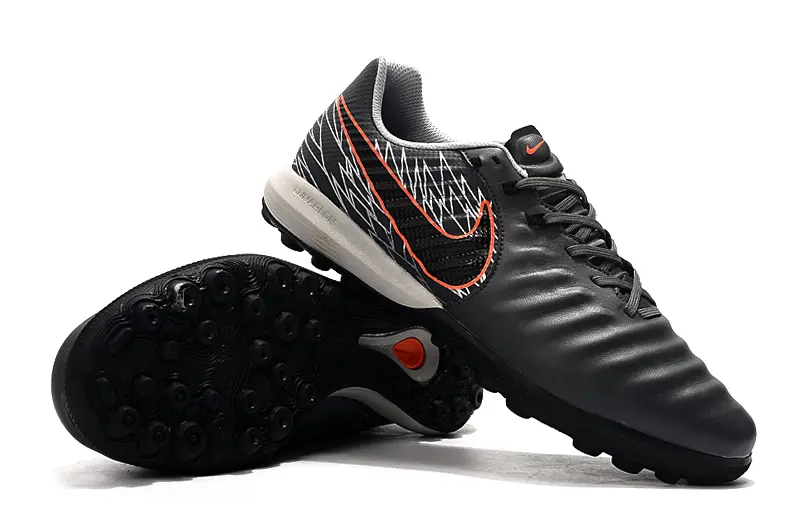 Nike Tiempox Finale TF - Black/Charcoal Gray/Fiery Orange