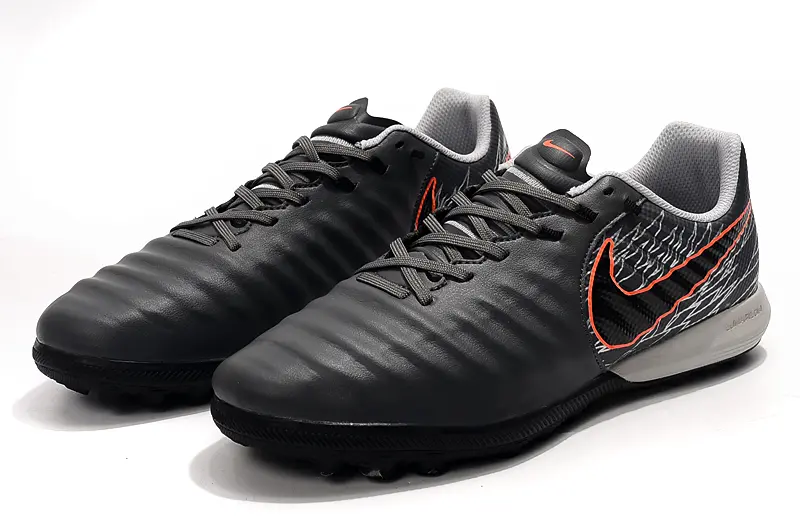 Nike Tiempox Finale TF - Black/Charcoal Gray/Fiery Orange