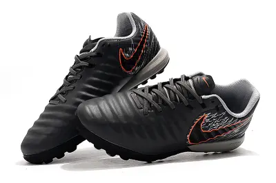 Nike Tiempox Finale TF - Black/Charcoal Gray/Fiery Orange