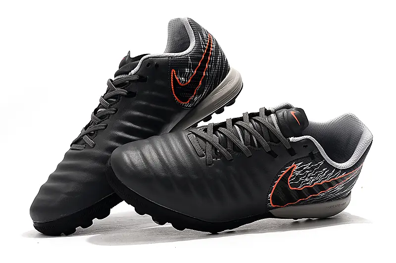 Nike Tiempox Finale TF - Black/Charcoal Gray/Fiery Orange