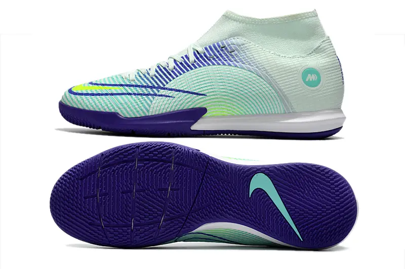 Nike Mercurial Superfly 8 Academy IC - Aqua/Electric Green/Violet