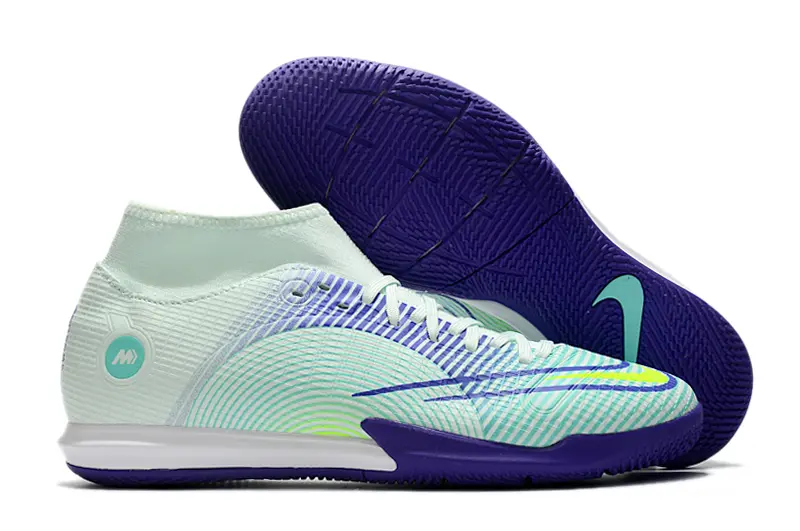 Nike Mercurial Superfly 8 Academy IC - Aqua/Electric Green/Violet