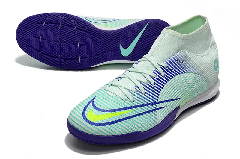 Nike Mercurial Superfly 8 Academy IC - Aqua/Electric Green/Violet