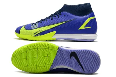 Nike Mercurial Superfly 8 Academy IC - Purple/Electric Yellow/Deep Navy