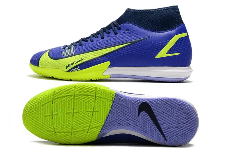 Nike Mercurial Superfly 8 Academy IC - Purple/Electric Yellow/Deep Navy