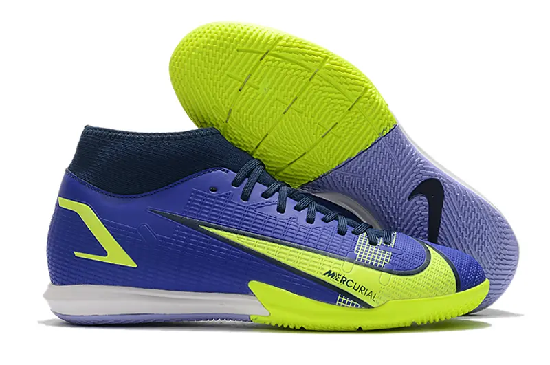 Nike Mercurial Superfly 8 Academy IC - Purple/Electric Yellow/Deep Navy