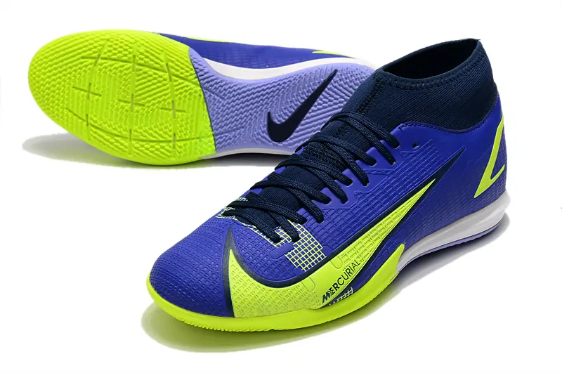 Nike Mercurial Superfly 8 Academy IC - Purple/Electric Yellow/Deep Navy