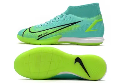 Nike Mercurial Superfly 8 Academy IC - Aqua/Vibrant Green/Neon Yellow