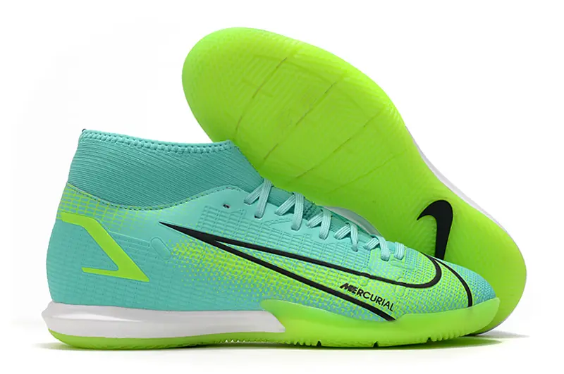 Nike Mercurial Superfly 8 Academy IC - Aqua/Vibrant Green/Neon Yellow