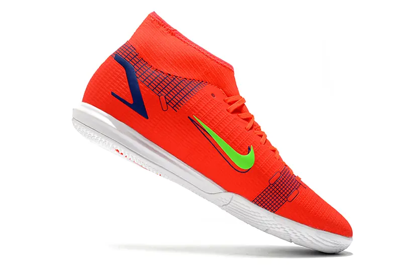 Nike Mercurial Superfly 8 Academy IC - Orange/Neon Green/Blue Accents