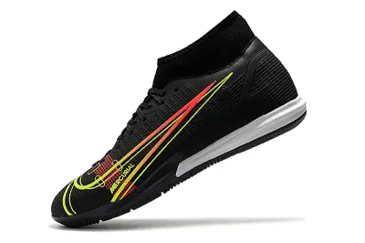 Nike Mercurial Superfly 8 Academy IC - Black/Neon Yellow/Crimson Red