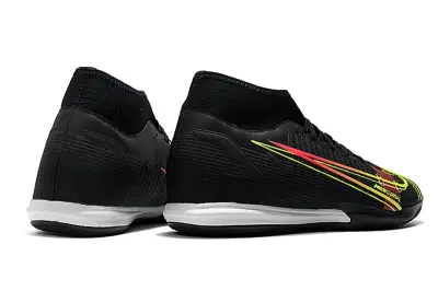 Nike Mercurial Superfly 8 Academy IC - Black/Neon Yellow/Crimson Red
