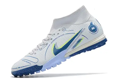 Nike Air Zoom Mercurial Superfly 9 Academy TF - White/Bright Blue/Sunny Yellow