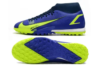 Nike Air Zoom Mercurial Superfly 9 Academy TF - Blue/Electric Yellow/Navy Blue