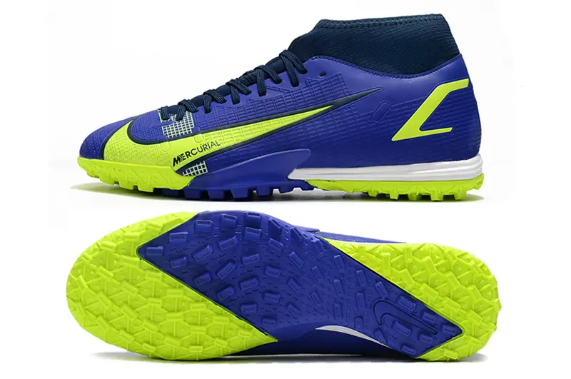 Nike Air Zoom Mercurial Superfly 9 Academy TF - Blue/Electric Yellow/Navy Blue
