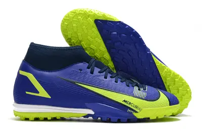 Nike Air Zoom Mercurial Superfly 9 Academy TF - Blue/Electric Yellow/Navy Blue