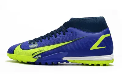 Nike Air Zoom Mercurial Superfly 9 Academy TF - Blue/Electric Yellow/Navy Blue