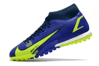 Nike Air Zoom Mercurial Superfly 9 Academy TF - Blue/Electric Yellow/Navy Blue