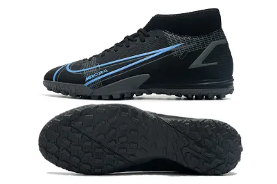 Nike Air Zoom Mercurial Superfly 9 Academy TF - Black/Electric Blue/Charcoal Gray
