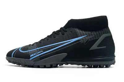 Nike Air Zoom Mercurial Superfly 9 Academy TF - Black/Electric Blue/Charcoal Gray