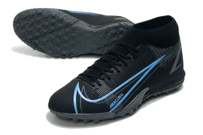 Nike Air Zoom Mercurial Superfly 9 Academy TF - Black/Electric Blue/Charcoal Gray