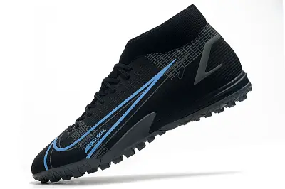Nike Air Zoom Mercurial Superfly 9 Academy TF - Black/Electric Blue/Charcoal Gray