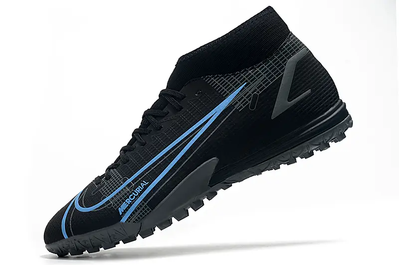 Nike Air Zoom Mercurial Superfly 9 Academy TF - Black/Electric Blue/Charcoal Gray