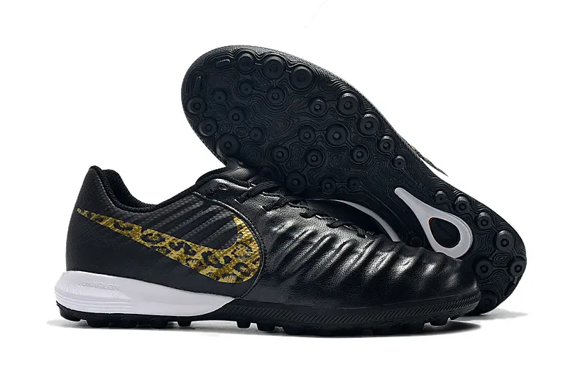 Nike Tiempox Finale TF - Black/Gold Leopard/White