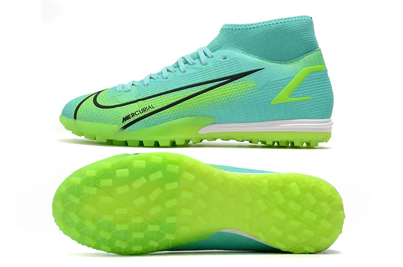 Nike Air Zoom Mercurial Superfly 9 Academy TF - Aqua/Bright Green/Sporty Cyan