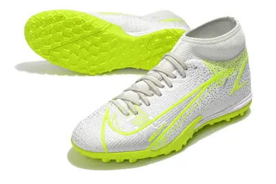 Nike Air Zoom Mercurial Superfly 9 Academy TF - White/Lime Green/Neon Yellow