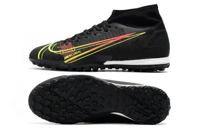 Nike Air Zoom Mercurial Superfly 9 Academy TF - Black/Electric Yellow/Crimson Red