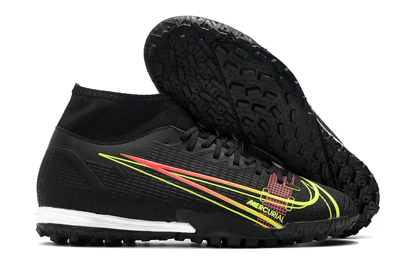 Nike Air Zoom Mercurial Superfly 9 Academy TF - Black/Electric Yellow/Crimson Red