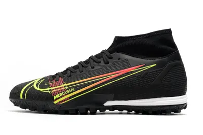 Nike Air Zoom Mercurial Superfly 9 Academy TF - Black/Electric Yellow/Crimson Red
