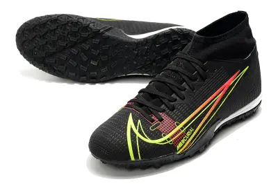 Nike Air Zoom Mercurial Superfly 9 Academy TF - Black/Electric Yellow/Crimson Red